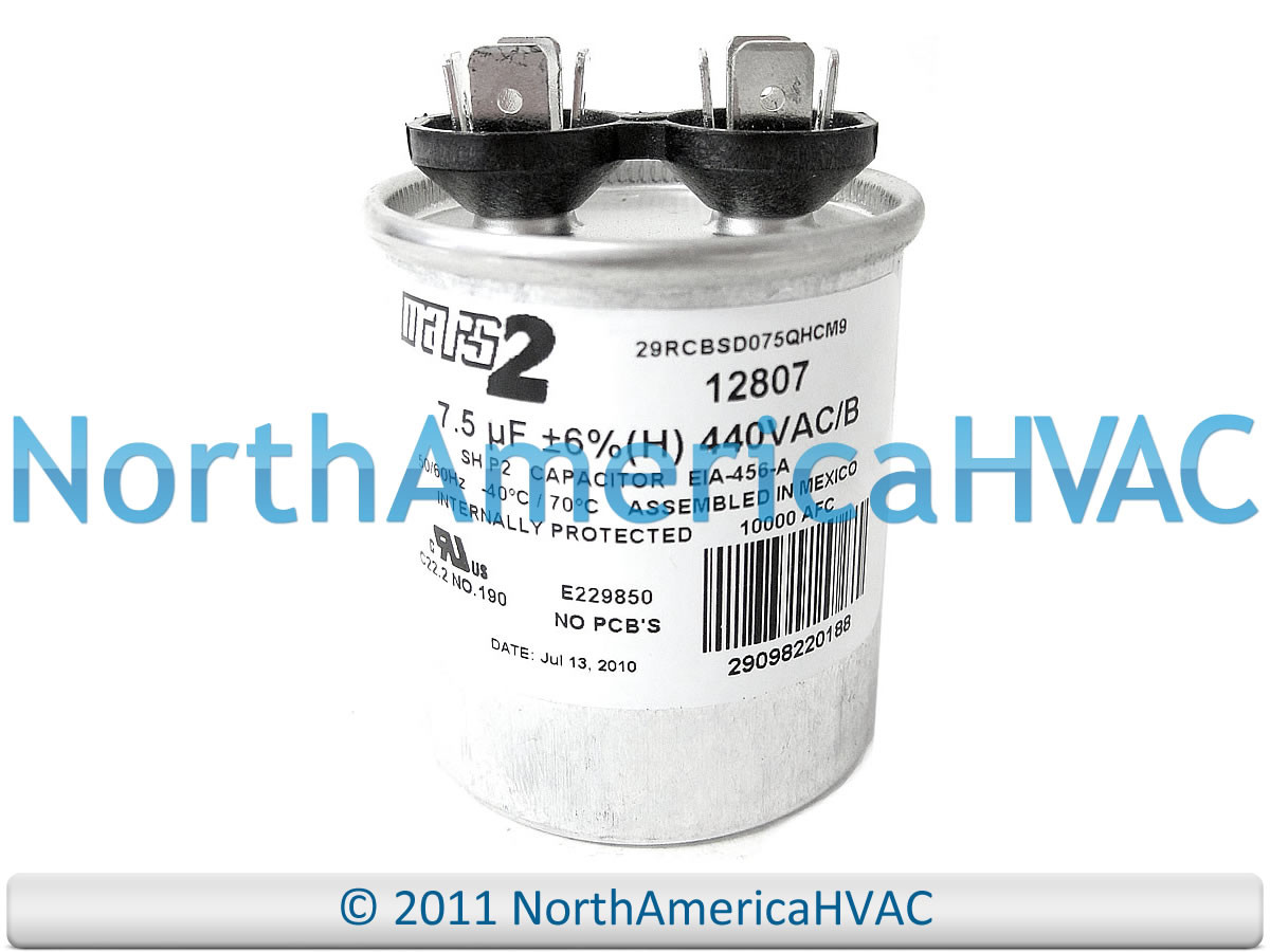 Jard Mars Mars2 Round Capacitor 7.5 uf MFD 440 volt 12107 - North
